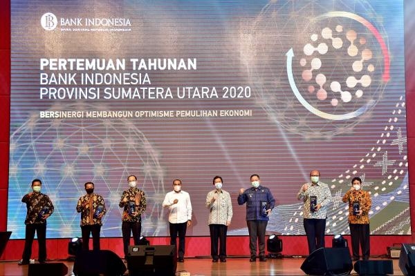 Pertemuan Tahunan BI Sumut Tahun 2020, Gubernur : Bergandengan Tangan Dengan Segala Keterbatasan Kita